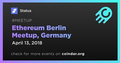 Ethereum Berlin Buluşması, Almanya