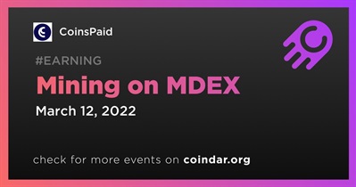 Mining on MDEX