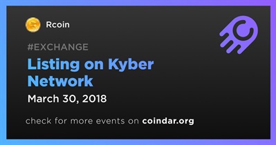 Listing on Kyber Network