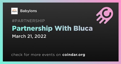 Partnership With Bluca
