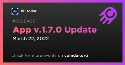 Atualização do aplicativo v.1.7.0