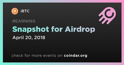 Snapshot for Airdrop