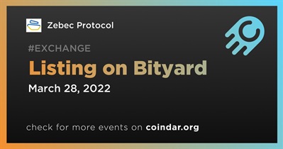 Listing on Bityard