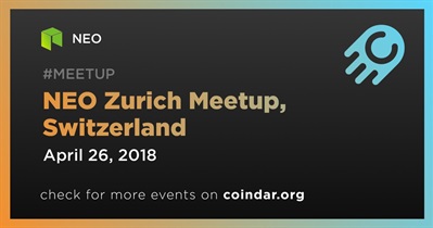 NEO Zurich Meetup, Suíça