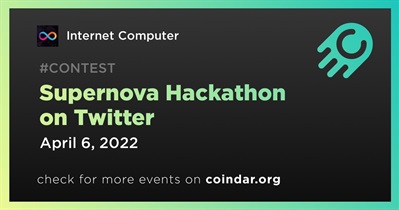 Supernova Hackathon en Twitter