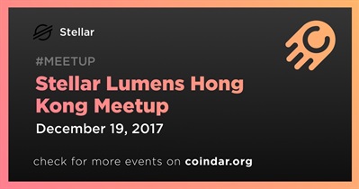 Reunión de Stellar Lumens en Hong Kong
