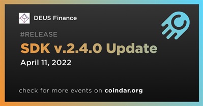 SDK v.2.4.0 Update