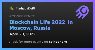 Blockchain Life 2022 em Moscou, Rússia