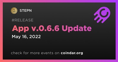 Atualização do aplicativo v.0.6.6