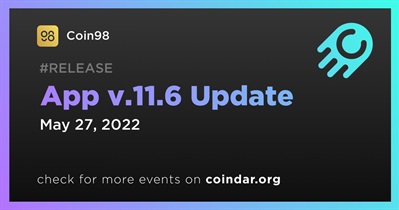 Actualización de la aplicación v.11.6