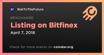 Listado en Bitfinex