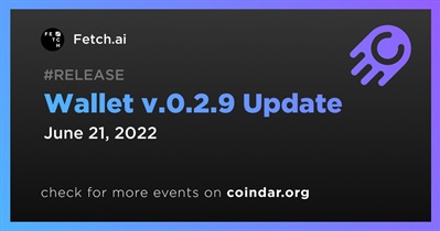 Wallet v.0.2.9 Update