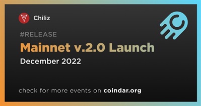 Lançamento da Mainnet v.2.0