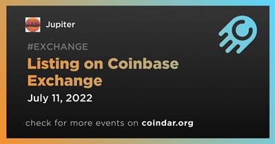 Lên danh sách tại Coinbase Exchange