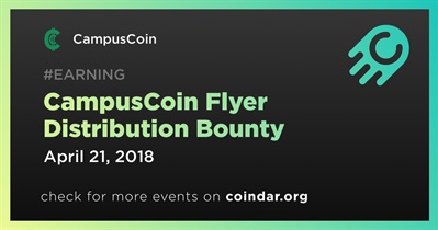 CampusCoin Flyer Distribution Bounty