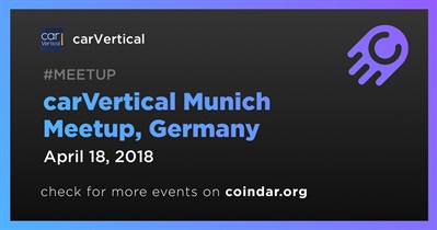 carVertical Munique Meetup, Alemanha
