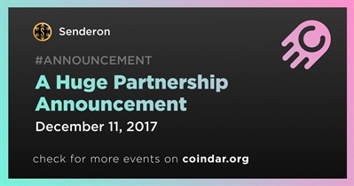A Huge Partnership Announcement