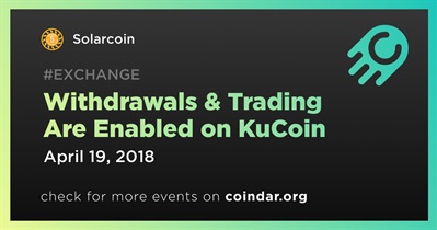 Withdrawals & Trading Are Enabled on KuCoin