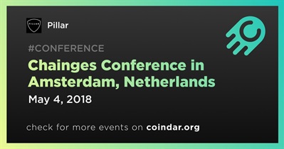 Conferência Chainges em Amsterdã, Holanda