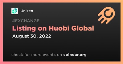 Listando em Huobi Global