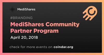 MediShares 커뮤니티 파트너 프로그램