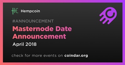 Masternode Date Announcement