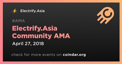 Comunidade Electrify.Asia AMA