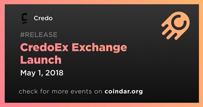 CredoEx Exchange Launch