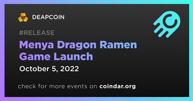 Lançamento do jogo Menya Dragon Ramen