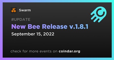 नई मधुमक्खी रिलीज़ v.1.8.1