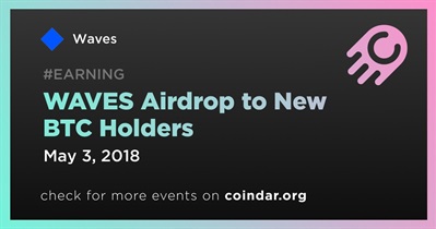 Yeni BTC Sahiplerine WAVES Airdrop