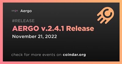 AERGO v.2.4.1 Sürümü