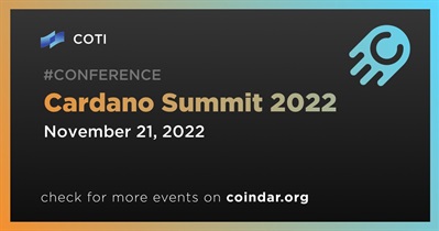 Cardano Summit 2022 See More