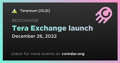 Tera Exchange launch