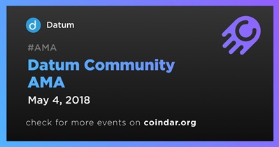 Datum Community AMA