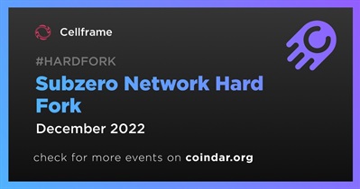 Subzero Network Hard Fork