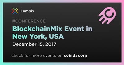 Evento BlockchainMix em Nova York, EUA