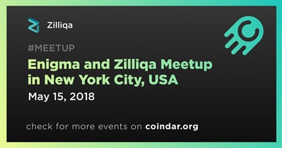 New York City, ABD&#39;de Enigma ve Zilliqa Buluşması