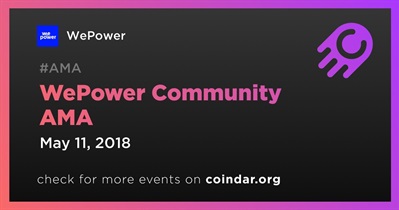 Comunidade WePower AMA