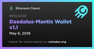 Daedalus-Mantis 钱包 v1.1