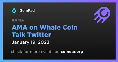 Whale Coin Talk Twitter의 AMA