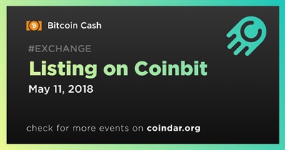 Coinbit पर लिस्टिंग