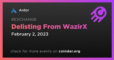 WazirX Listesinden Ayrılma