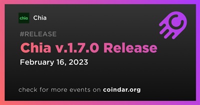 Chia v.1.7.0 发布