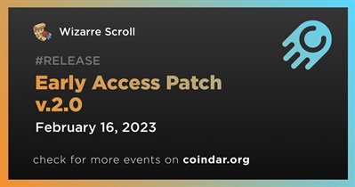 Patch de acesso antecipado v.2.0