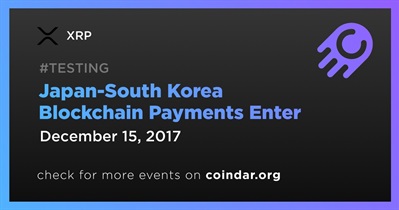 Pagamentos Blockchain Japão-Coreia do Sul entram