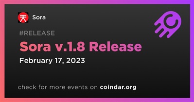Sora v.1.8 Release