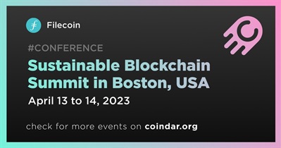 Sustainable Blockchain Summit in Boston, USA
