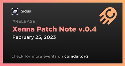 Xenna Patch Note v.0.4