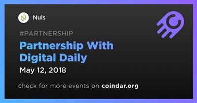 Partnership With Digital Daily